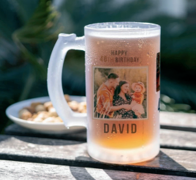 Jarra de cerveza de cristal